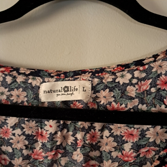 Natural Life Floral Tiered Dress - Picture 4 of 7